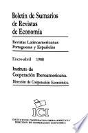Boletín de sumarios de revistas de economía