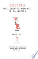 Boletín del Archivo General de la Nación