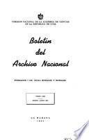 Boletin del Archivo Nacional