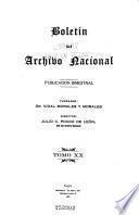 Boletin del Archivo Nacional