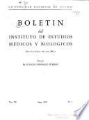 Boletín del Instituto de Estudios Médicos y Biológicos