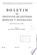 Boletín del Instituto de Estudios Médicos y Biológicos