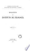 Boletín del Instituto de Filología