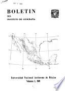 Boletín del Instituto de Geografía