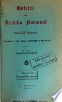 Boletín del Instituto de Historia y del Archivo Nacional