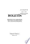 Boletín del Instituto Español de Oceanografía