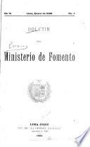 Boletín del Ministerio de Fomento