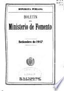 Boletín del Ministerio de Fomento