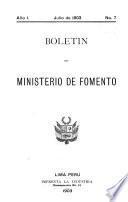 Boletín del Ministerio de fomento