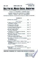 Boletín del Museo Social Argentino