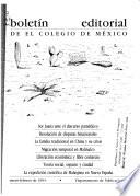 Boletín editorial