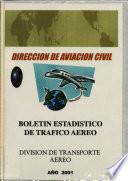 Boletín estadístico de tráfico aéreo