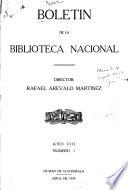 Boletín - Guatemala (City) Biblioteca nacional