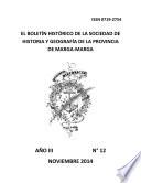 Boletín Histórico de la Provincia de Marga - Marga. Tomo XII