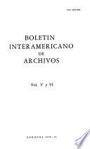 Boletín interamericano de archivos