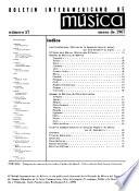 Boletín interamericano de música