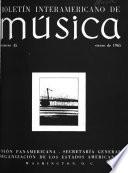Boletín interamericano de música