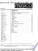 Boletín interamericano de música