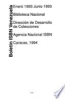 Boletín ISBN, Venezuela