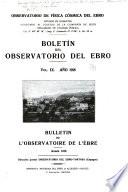 Boletín mensual del Observatorio del Ebro