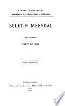Boletín mensual