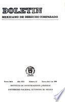 Boletín mexicano de derecho comparado
