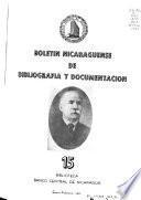 Boletín nicaragüense de bibliografía y documentación