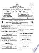 Boletín Oficial de la Propriedad Industrial
