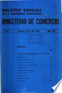 Boletín Oficial de la Propriedad Industrial