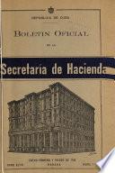 Boletin oficial de la Secretaría de Hacienda