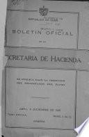 Boletin oficial de la Secretaría de Hacienda