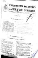 Boletín oficial del estado: Gaceta de Madrid