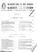 Boletín oficial del estado: Gaceta de Madrid