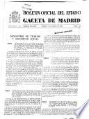 Boletín oficial del estado: Gaceta de Madrid