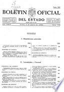 Boletín oficial del estado