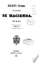 Boletín oficial del Ministerio de Hacienda