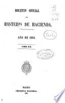 Boletín oficial del Ministerio de Hacienda