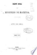 Boletín oficial del Ministerio de Hacienda