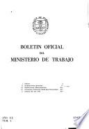 Boletin oficial del Ministerio de Trabajo