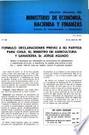 Boletín semanal del Ministerio de Economía