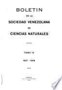 Boletín - Sociedad Venezolana de Ciencias Naturales