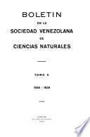 Boletín - Sociedad Venezolana de Ciencias Naturales