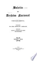 Bolet�in del Archivo Nacional