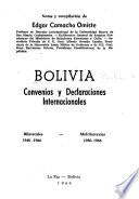 Bolivia: Convenios y declaraciones internacionales