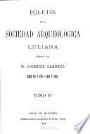 Bolletí de la Societat Arqueològica Lulliana