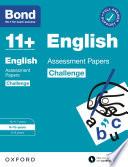 Bond 11+: Bond 11+ English Challenge Assessment Papers 9-10 years