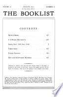 Booklist