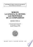 Borges, la lengua, el mundo