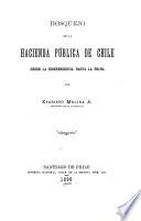 Bosquejo de la hacienda pública de Chile