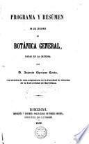 Botánica General...